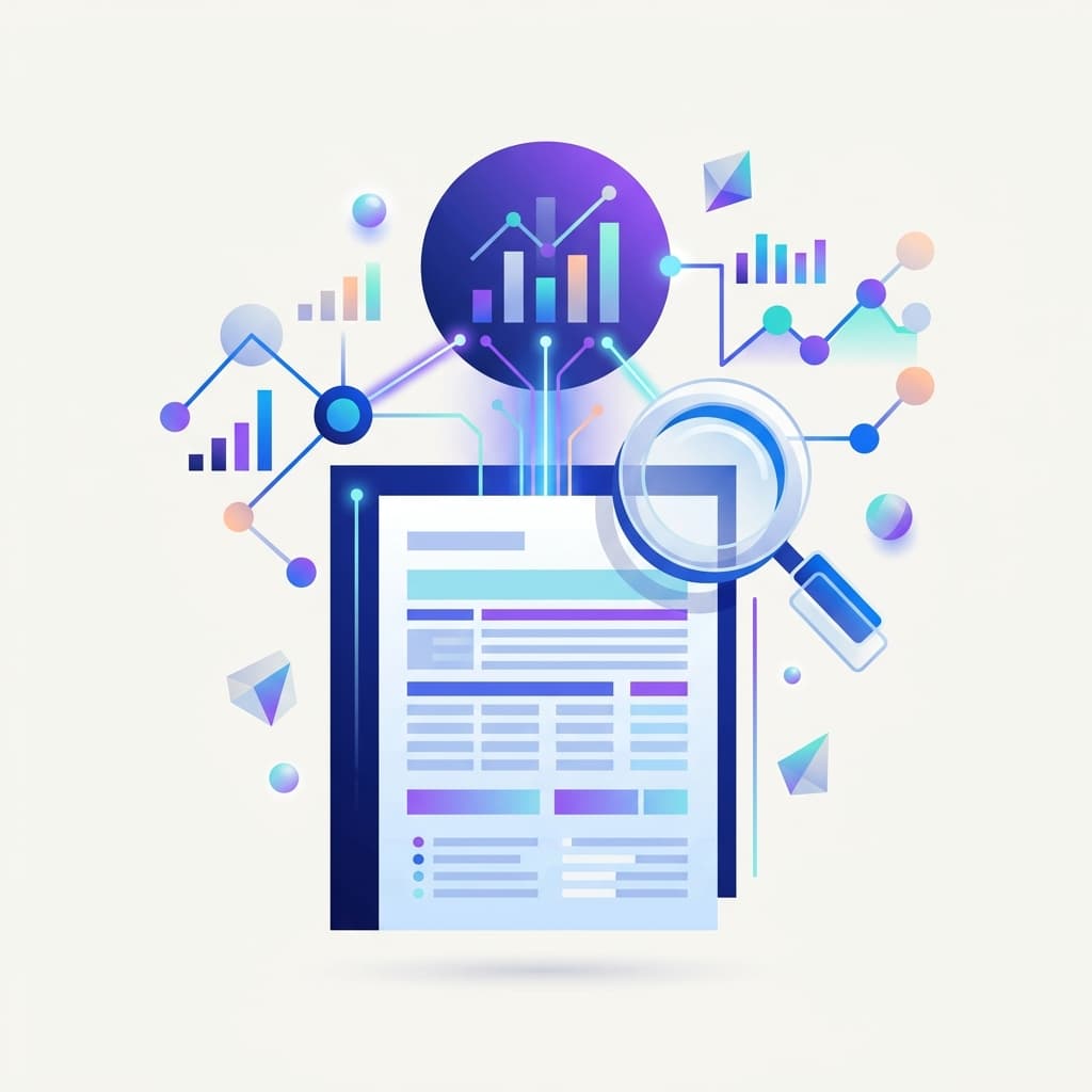 Editorial illustration of solar proposal documents being reviewed.