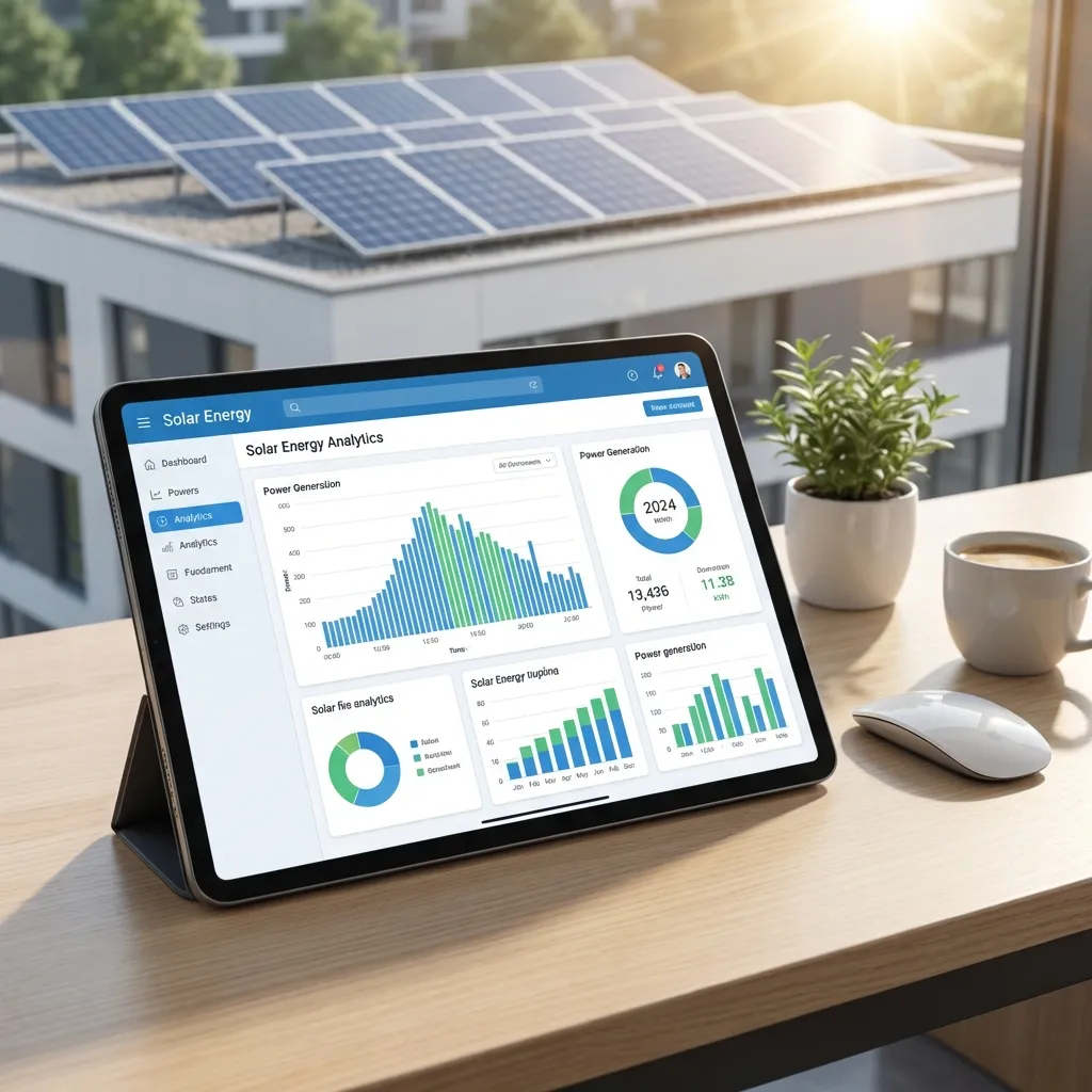Solar analytics dashboard